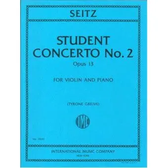 International Seitz Schülerkonzert Nr.2 Op.13 Violine Klavier
