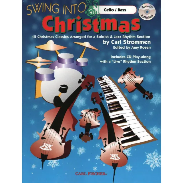 Swing Into Christmas Cello Bass Noten CD Carl Fischer