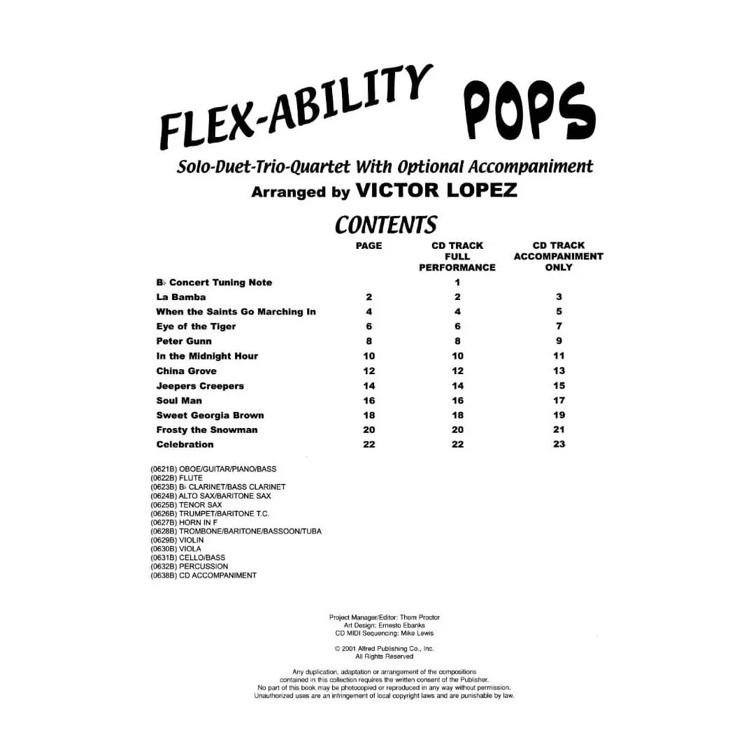 Shar Music Lopez Flex Ability Pops Noten Cello Bass