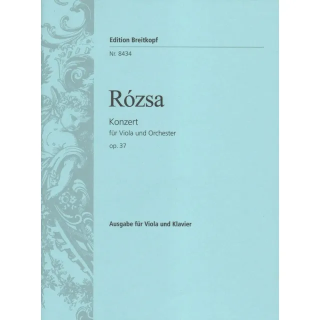 Shar Rózsa Viola Concerto Op.37 Noten Bratsche Klavier
