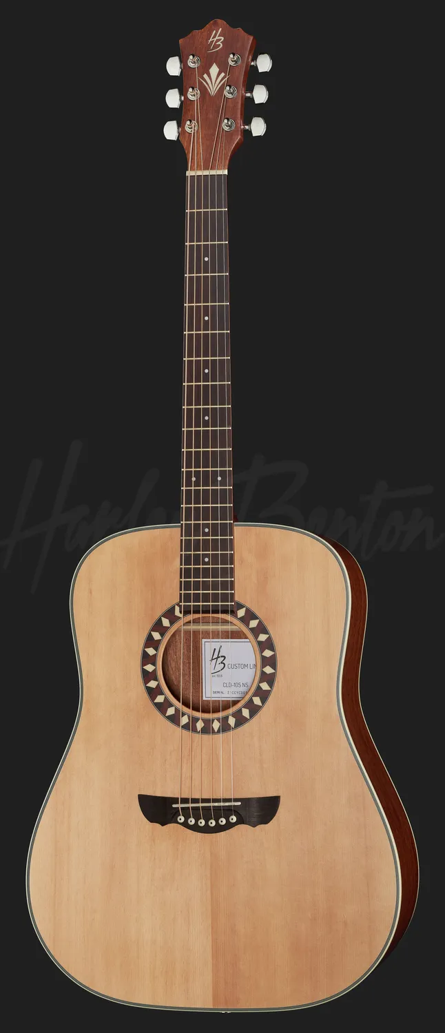 Harley Benton Custom Line CLD-10S NS Westerngitarre Dreadnought