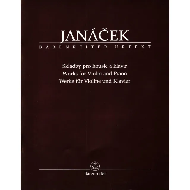 Bärenreiter Janacek Werke Violine Klavier Urtext Noten