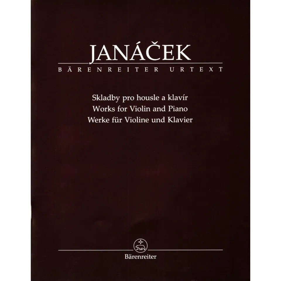 Bärenreiter Janacek Werke Violine Klavier Urtext Noten