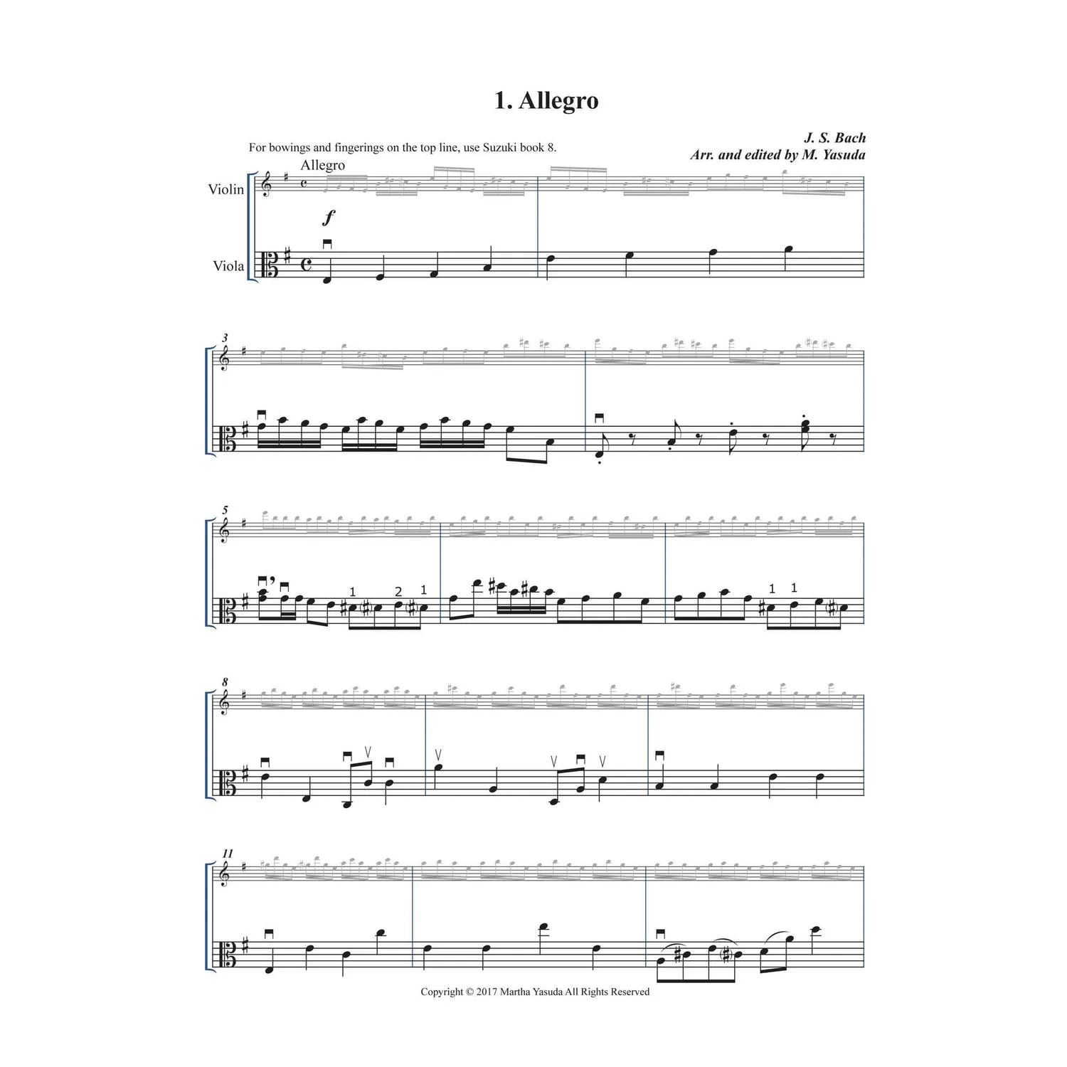 Martha Yasuda Harmonious Melodies II Download Duette