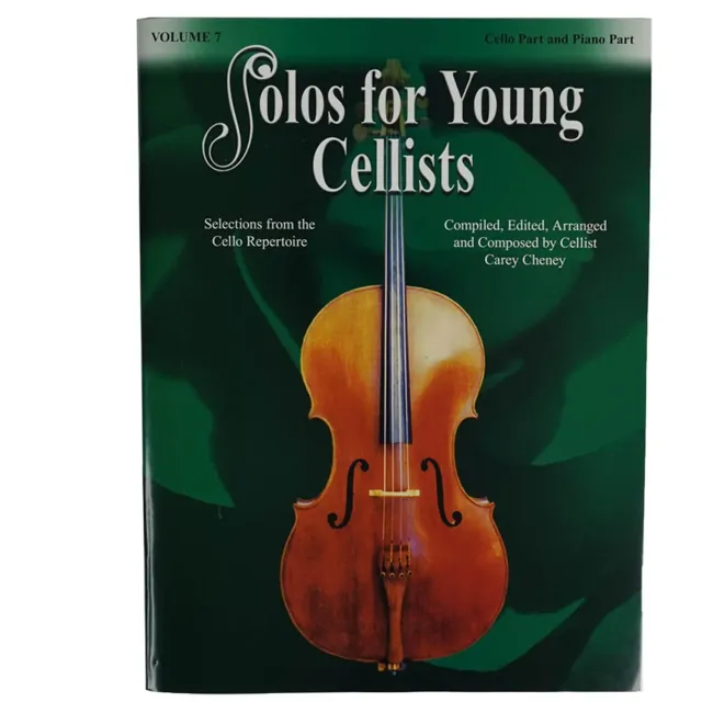 Carey Cheney Solos for Young Cellists Vol.7 Cellonoten mit Klavier