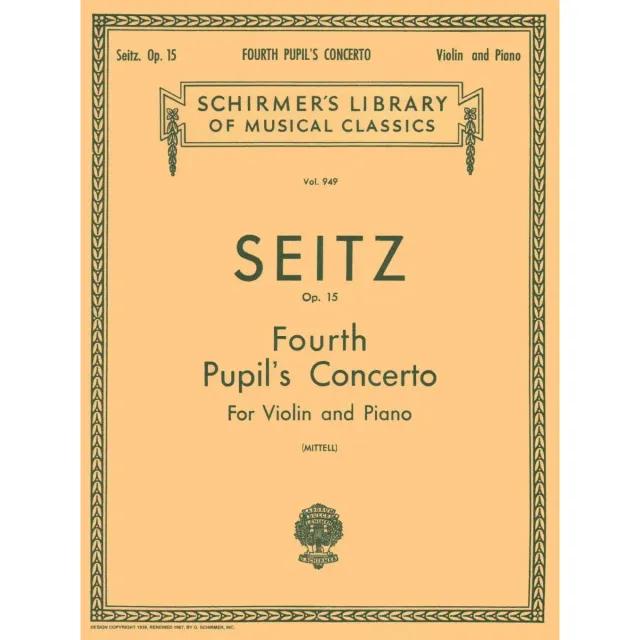 Seitz Schülerkonzert Nr.4 D-Dur op.15 Noten