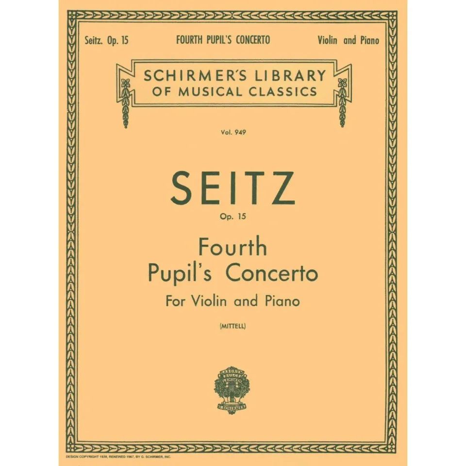 Seitz Schülerkonzert Nr.4 D-Dur op.15 Noten