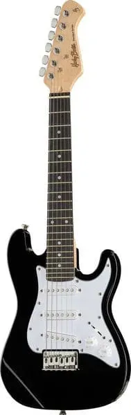 Harley Benton Student ST-Shorty BK E-Gitarre Schwarz Kurzmensur