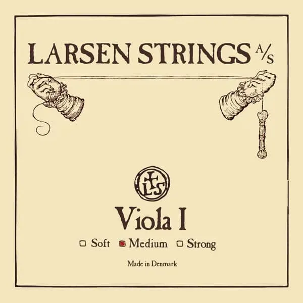Larsen Viola String Set Saitensatz 4/4 Medium Kugel-A
