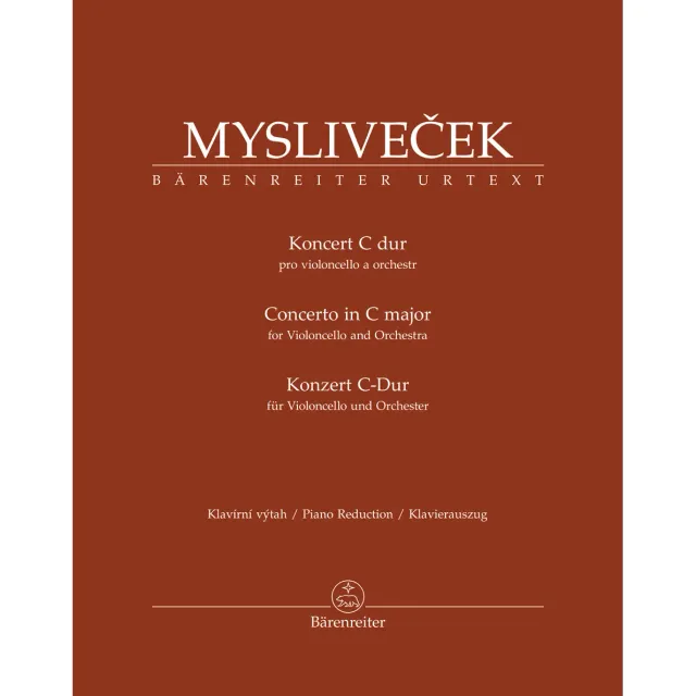 Bärenreiter Myslivecek Cellokonzert Noten C-Dur Urtext