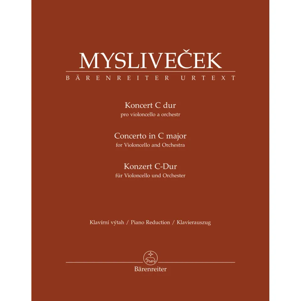 Bärenreiter Myslivecek Cellokonzert Noten C-Dur Urtext