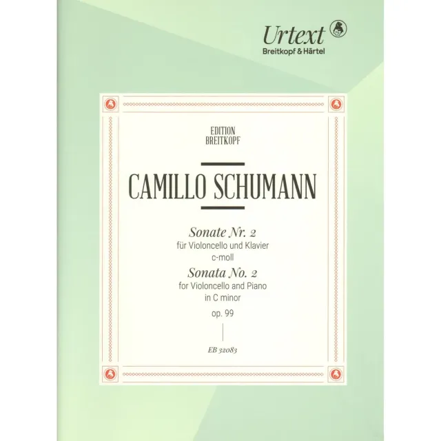 Breitkopf Schumann Sonate Nr.2 c-moll Op.99 Cello Noten