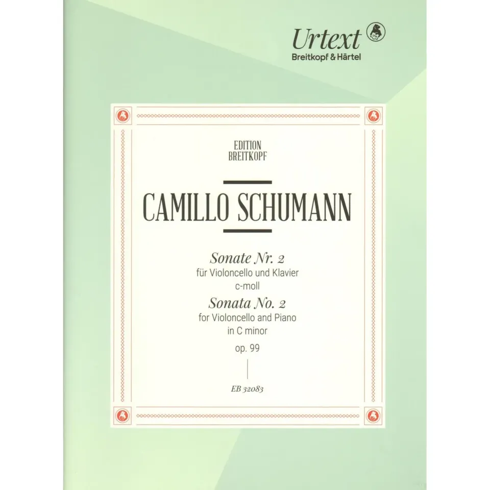 Breitkopf Schumann Sonate Nr.2 c-moll Op.99 Cello Noten