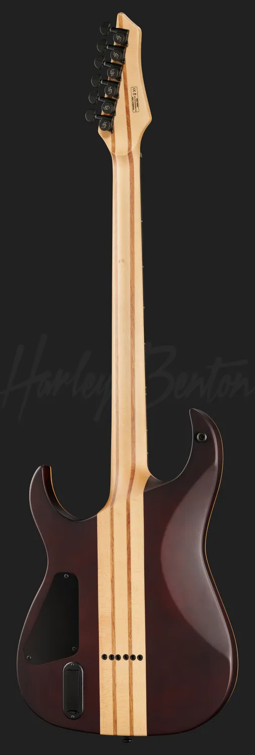 Harley Benton Progressive Amarok-BT Bariton Black Red Burst