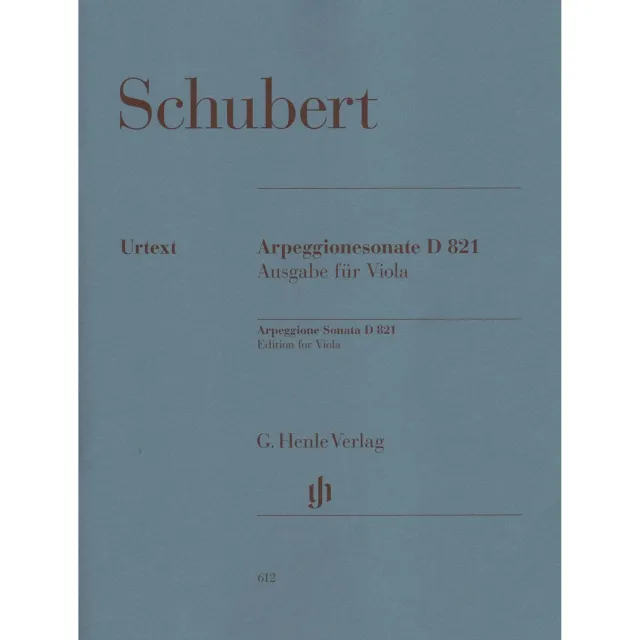 Henle Schubert Arpeggione-Sonate D 821 Noten Viola Klavier Urtext