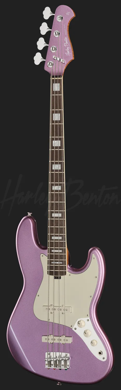 Harley Benton MV-4JB Plus BassTheWorld E-Bass burgundy