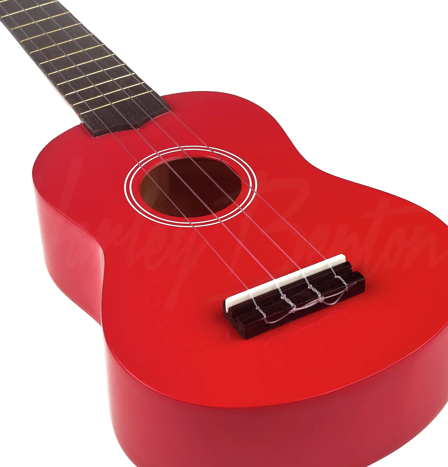 Harley Benton HBUK12 Sopran-Ukulele Rot Ahorn