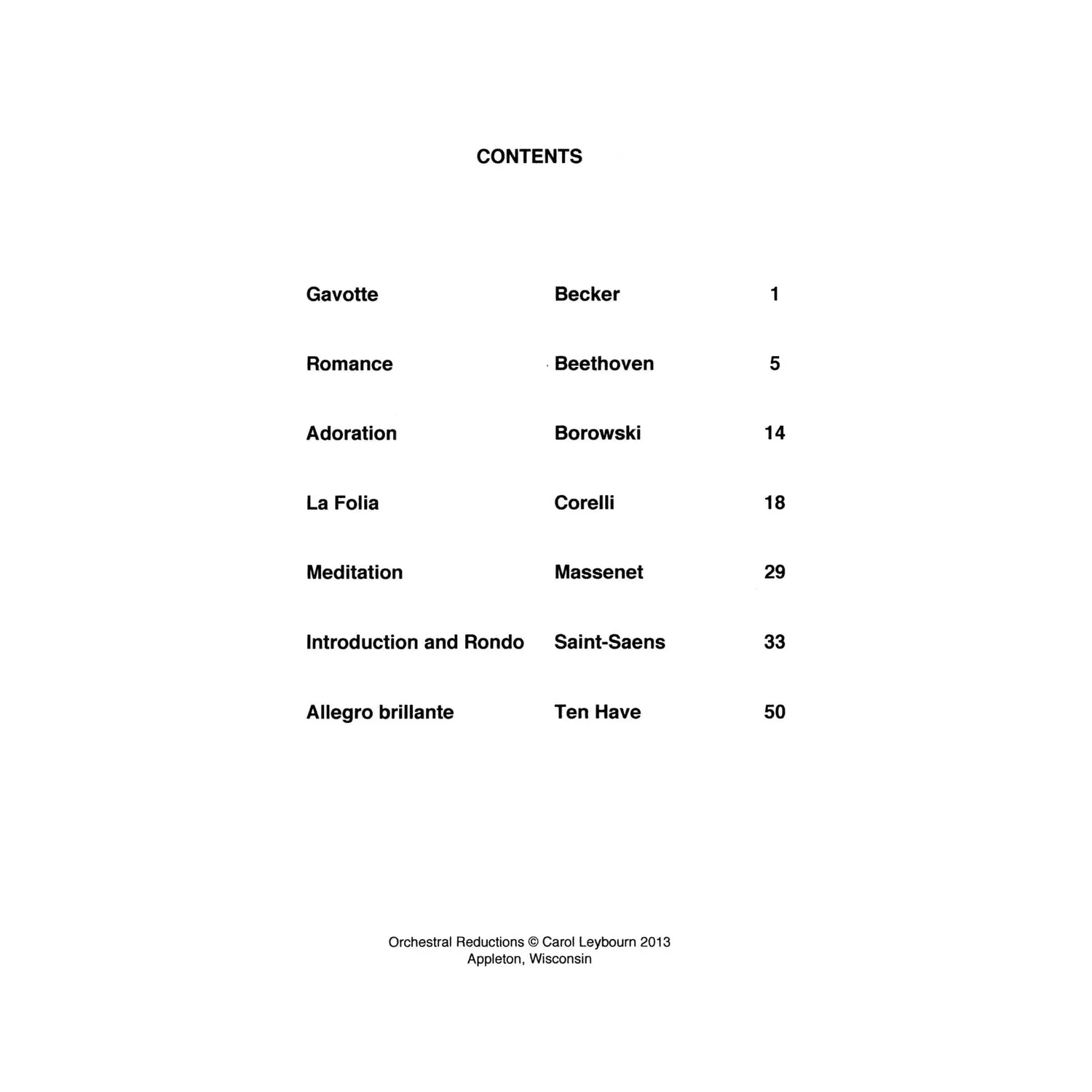 Carol Leybourn Favorite Violin Solos Klavierbegleitung