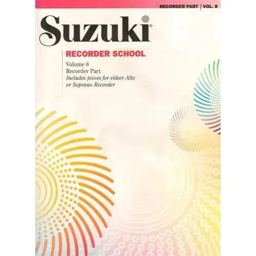 Suzuki Recorder School Vol 8 Noten Alt- Blockflöte