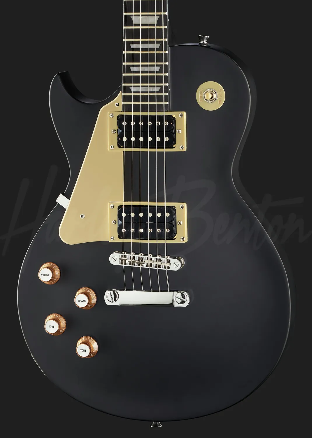 Harley Benton Vintage SC-400LH SBK E-Gitarre links schwarz