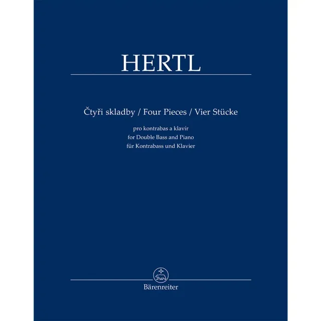 Shar Music Hertl Four Pieces Noten Kontrabass Klavier