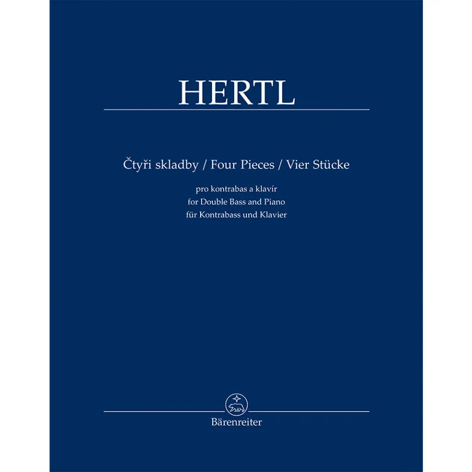 Shar Music Hertl Four Pieces Noten Kontrabass Klavier