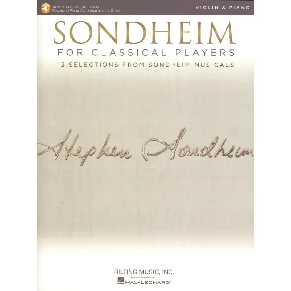 Hal Leonard Sondheim Classical Players Violine Klavier Noten