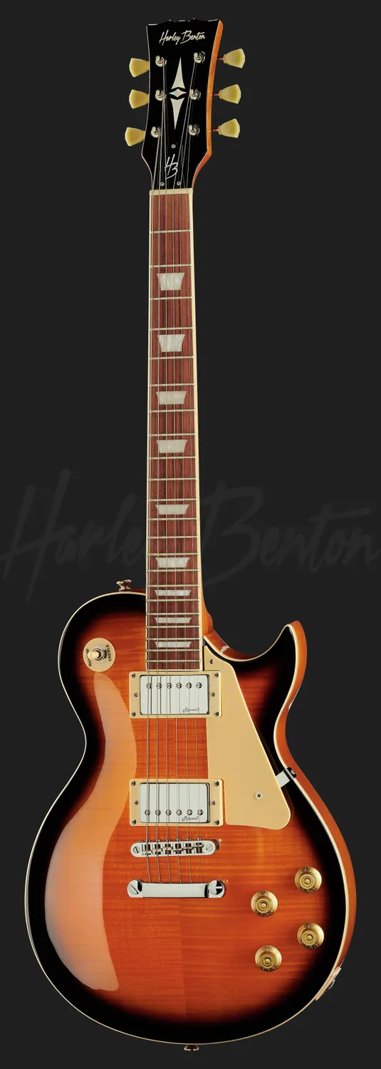 Harley Benton Deluxe SC-450Plus VB E-Gitarre Vintage Burst Coil-Split