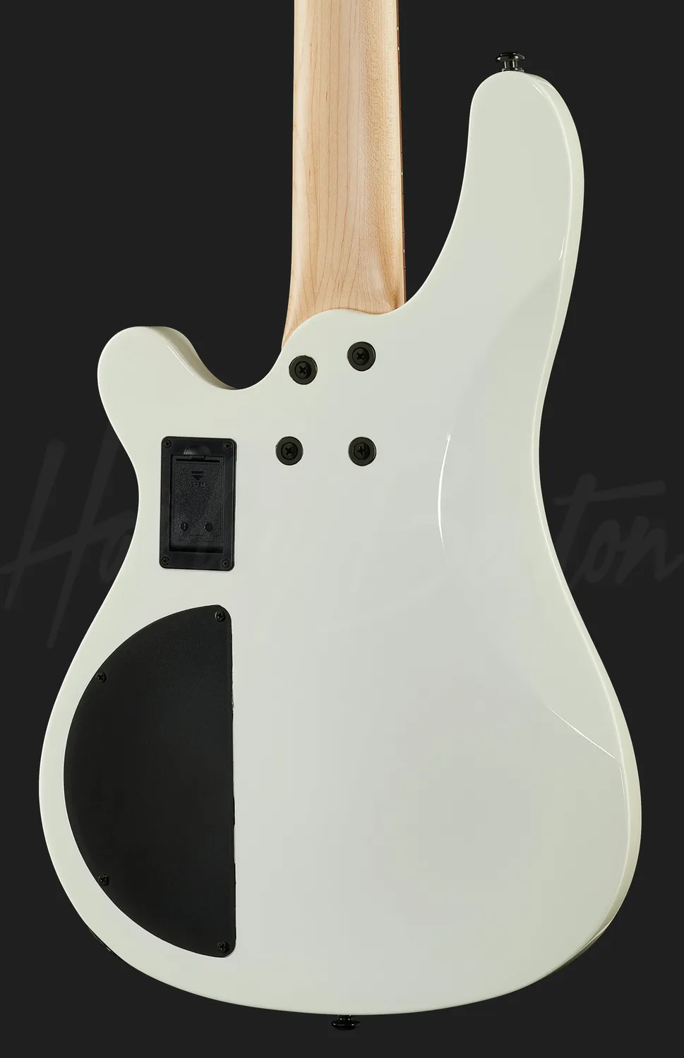 Harley Benton B-450 WH E-Bass aktiv weiß 24 Bünde