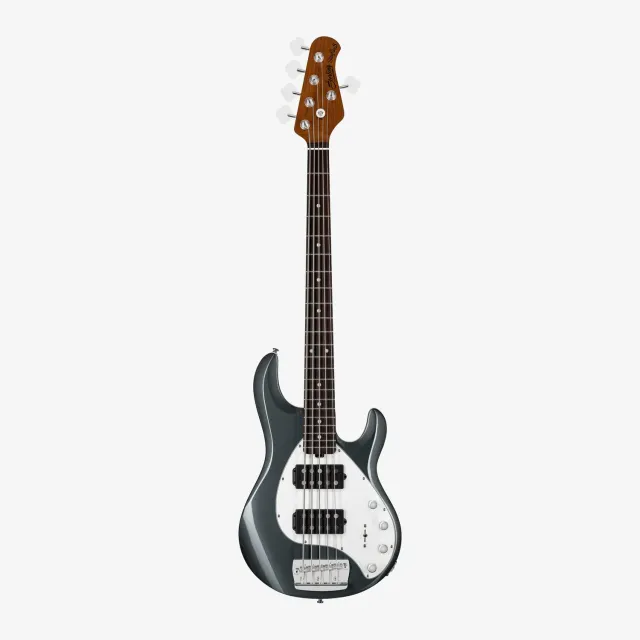 Sterling StingRay RAY5 HH E-Bass Charcoal Frost 5-saitig