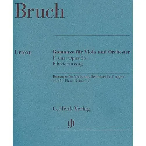 Henle Verlag Bruch Romanze Noten für Viola Urtext