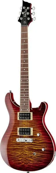 Harley Benton CST-24 Paradise Flame E-Gitarre massiv