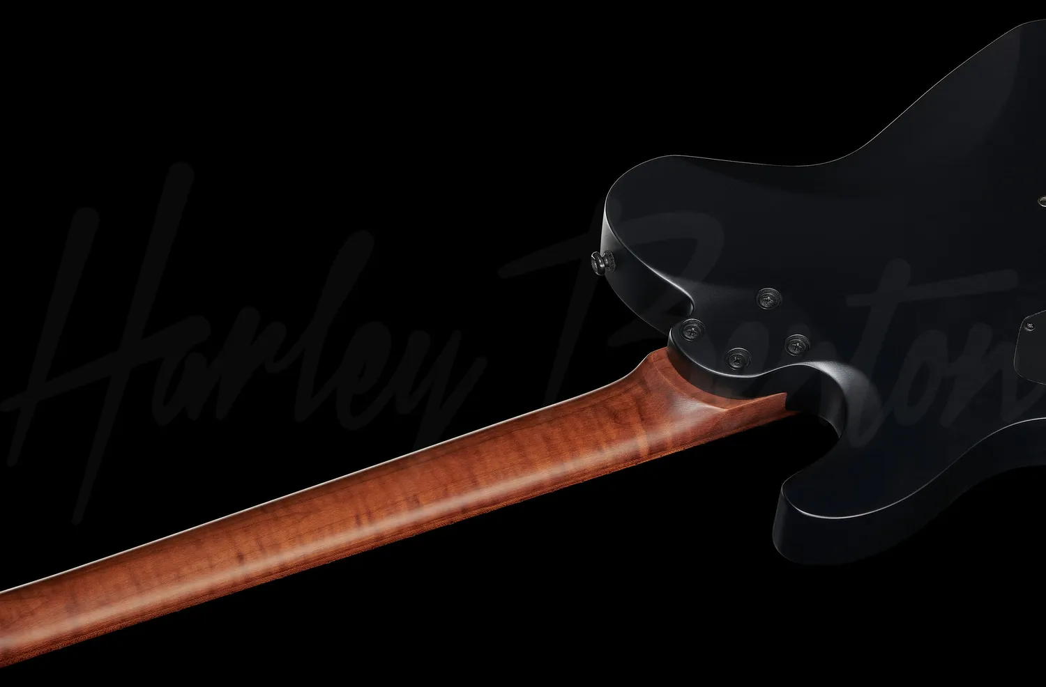 Harley Benton Fusion-T EMG HT E-Gitarre Schwarz matt