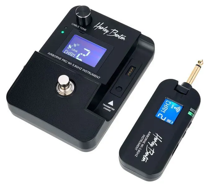 Harley Benton AirBorne Pro Funksystem 5.8 GHz Gitarre 35 m