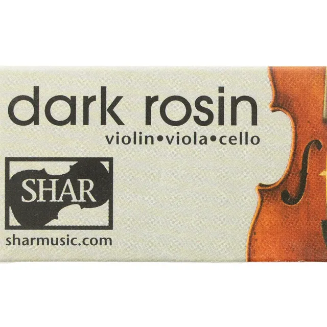 Shar Music Dark Wood Block Kolophonium dunkel
