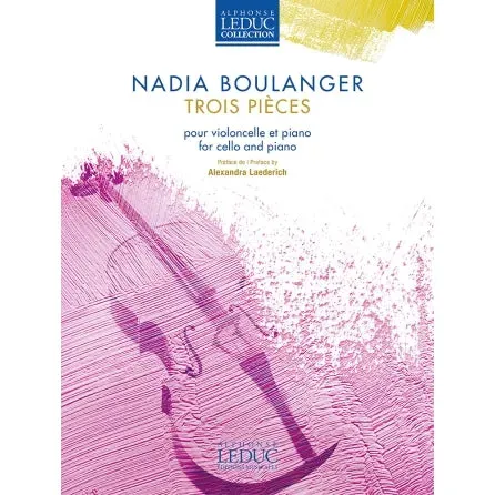 Shar Music Boulanger Trois Pièces Noten Cello Klavier Ausdrucksvoll