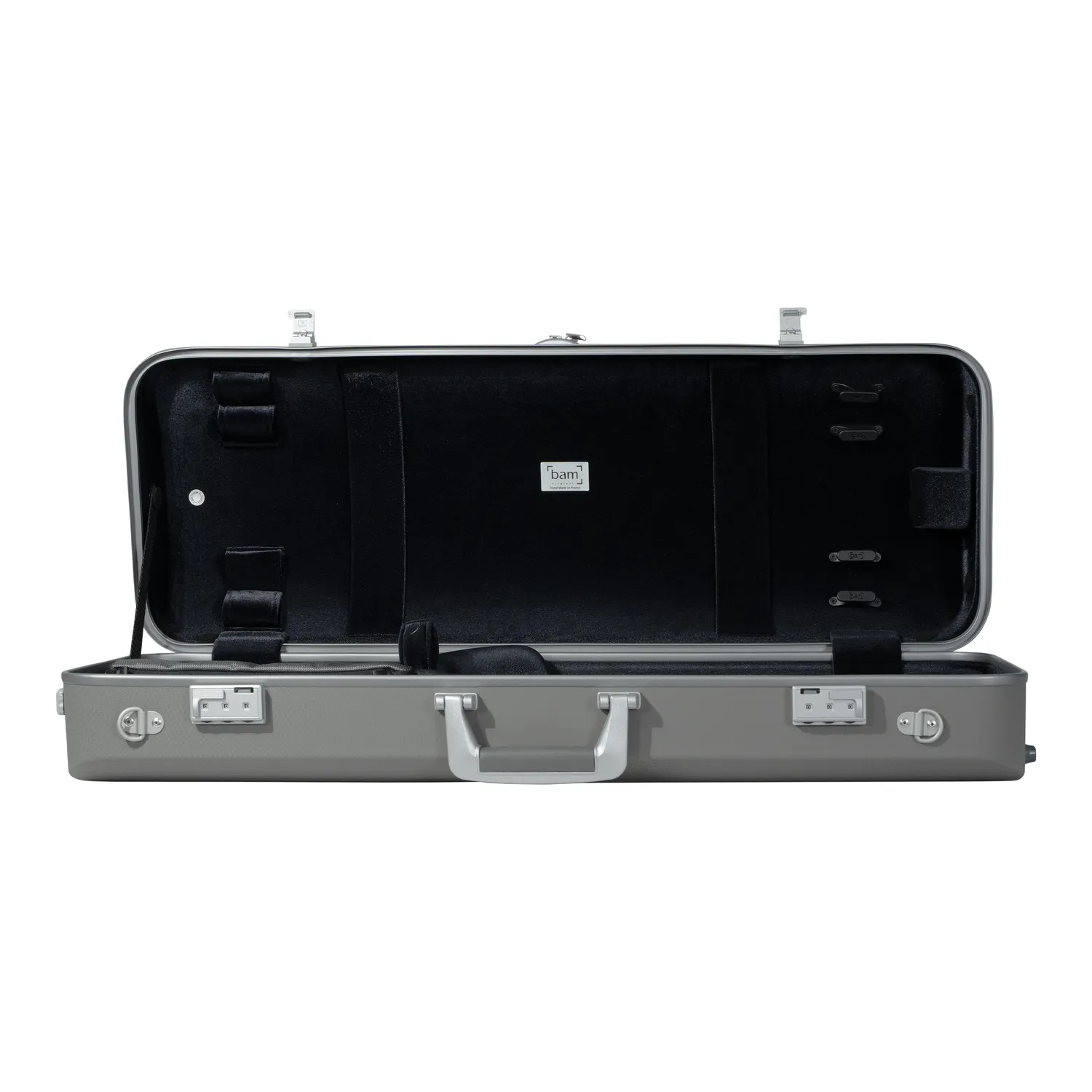 BAM Panther Hightech Bratschenkoffer Grau Oblong 16,5 Zoll