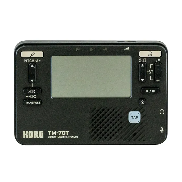 Korg TM-70T Stimmgerät-Metronom Combo Schwarz