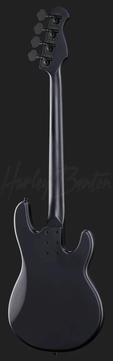 Harley Benton MB-4LH E-Bass Linkshänder Satin Black