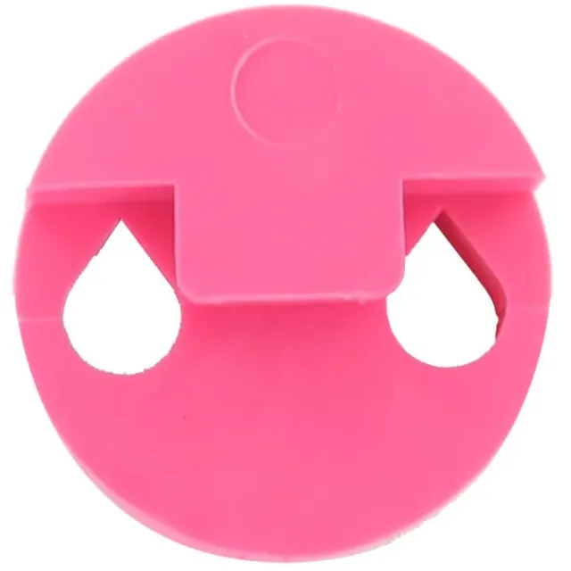 Tourte Dämpfer Violine rund 2 Löcher pink Gummi