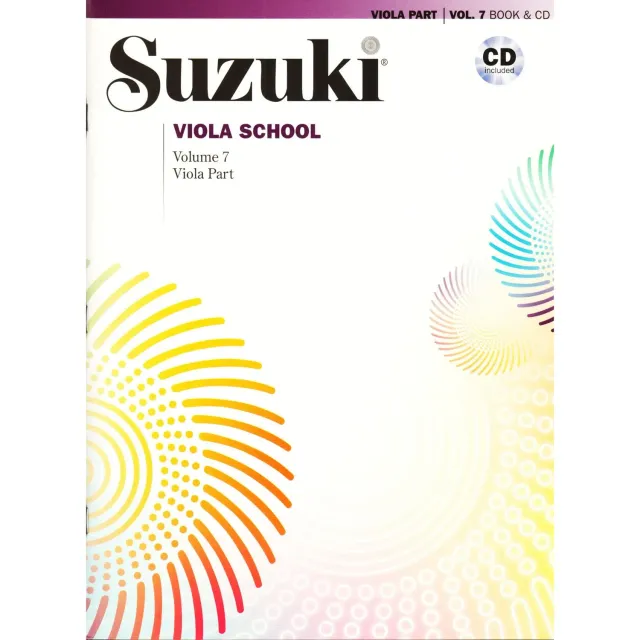 Suzuki Viola School Volume 7 Bratschen-Noten mit CD