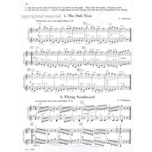 Belwin Applebaum Beautiful Music 2 Violinen-Duette Noten