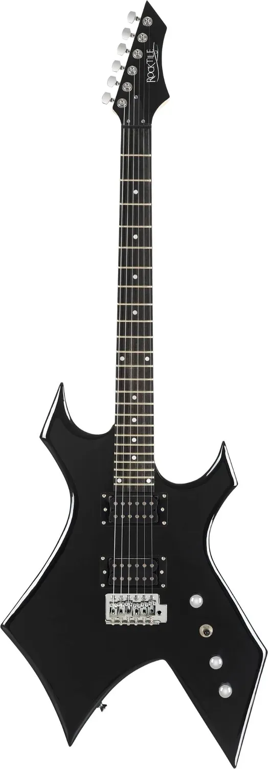 Rocktile Heavy Warhead E-Gitarre Black Gloss 24 Bünde