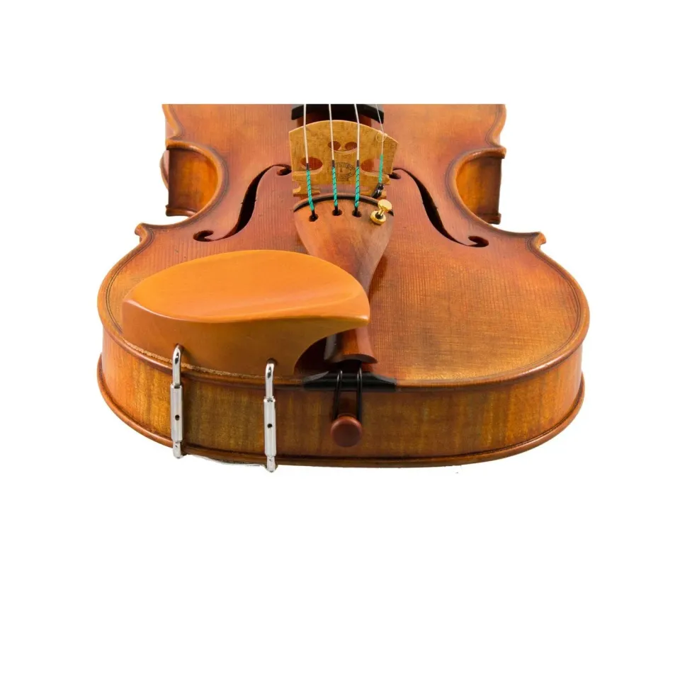 Teka Buchsbaum Violin Kinnhalter mittel hohe Platte