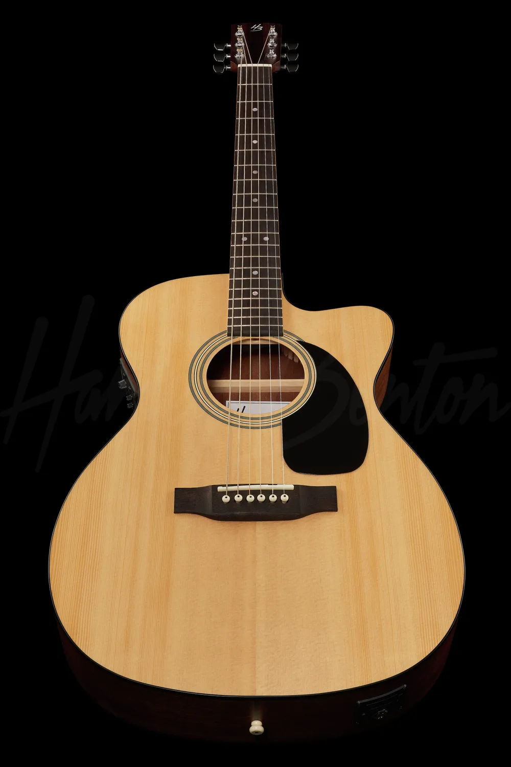 Harley Benton Custom Line CLA-16SCE Westerngitarre Natur