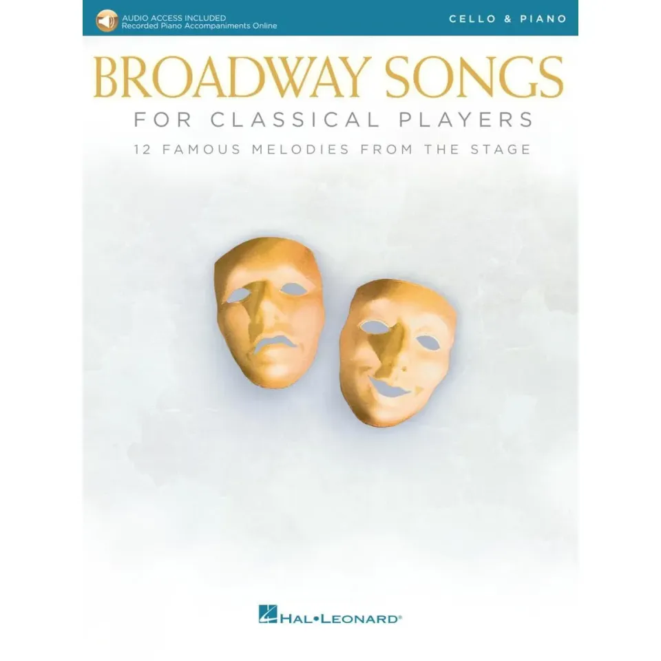 Hal Leonard Broadway Songs Noten Cello Klavier Audio