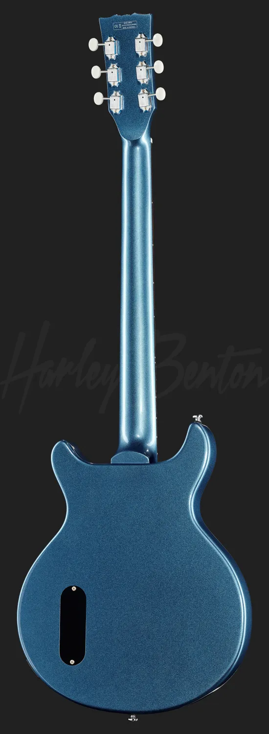 Harley Benton Vintage DC-Junior E-Gitarre Pelham Blue P90