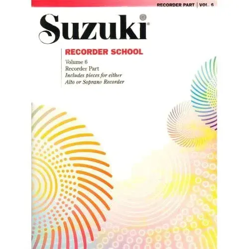 Suzuki Recorder School Vol 6 Blockflötennoten Alt Sopran