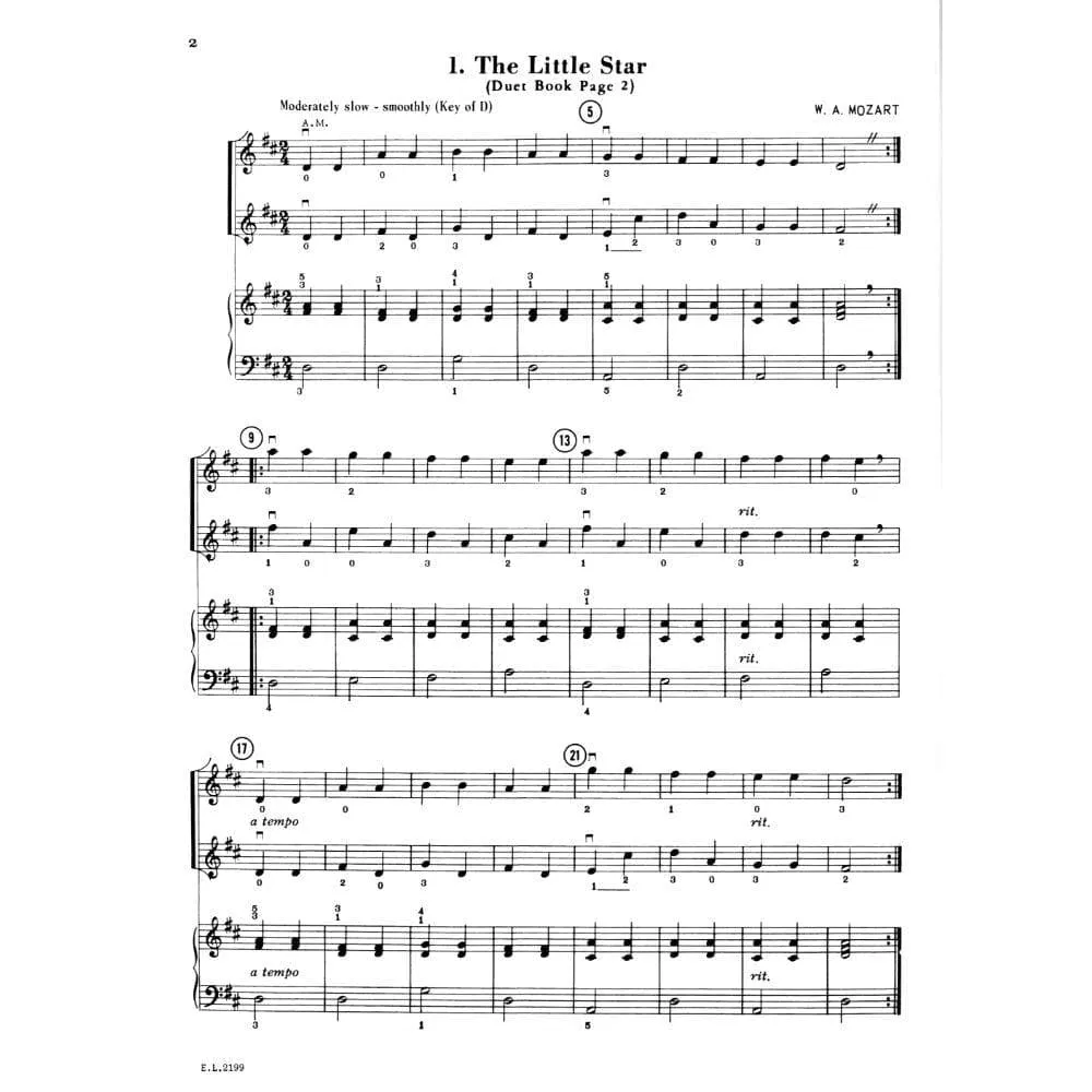 Belwin Applebaum Beautiful Music Vol 1 Noten Klavierbegleitung