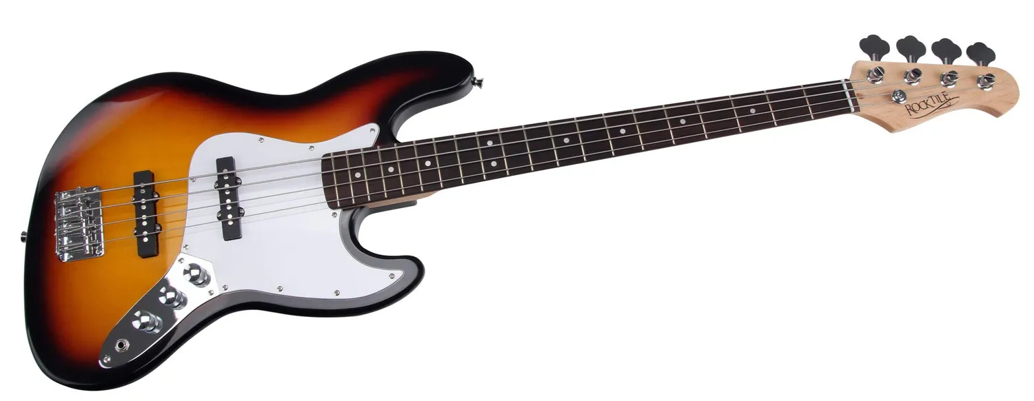Rocktile Fatboy II SB E-Bass Sunburst Jazz 4,5 kg
